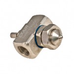 Internal Mix Flat Fan Pattern Atomizing Nozzle